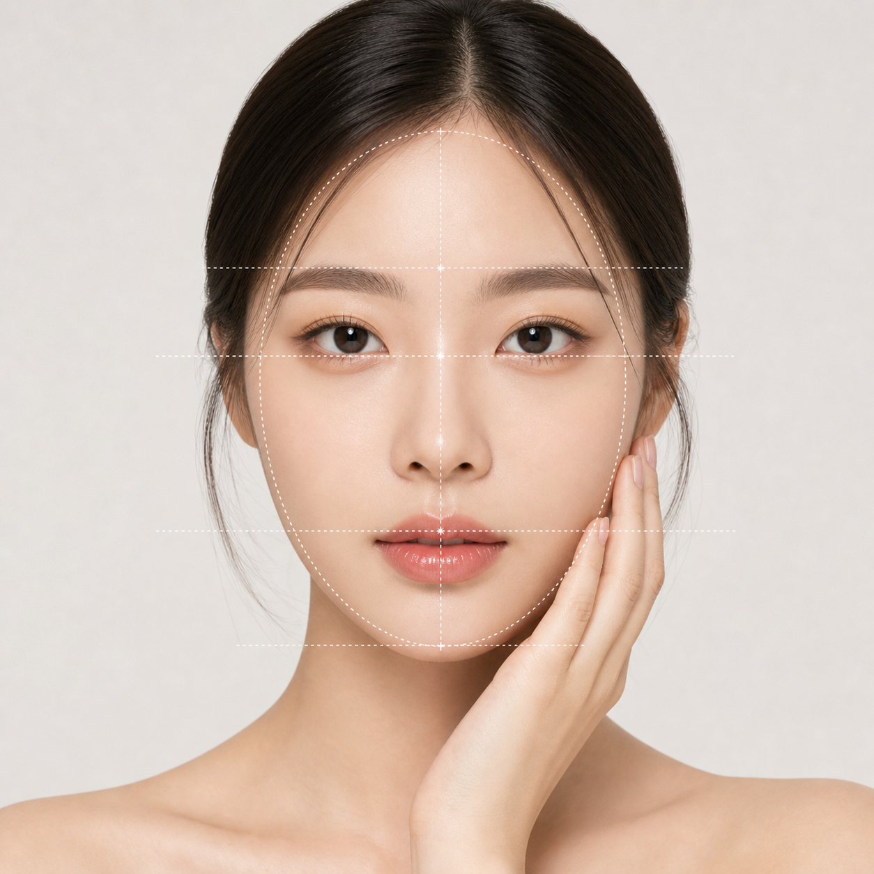 안면 비대칭 윤곽 교정